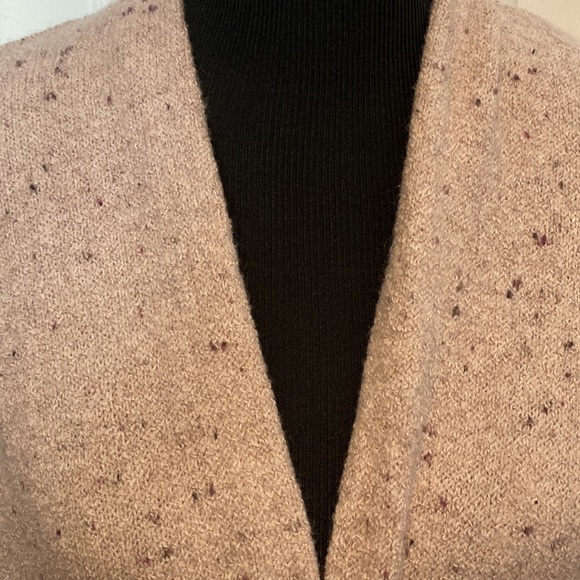 Old Navy Women’s Long Cardigan Sweater sz L Pink with Gray and Wine Speckles NWT - Picture 2 of 6